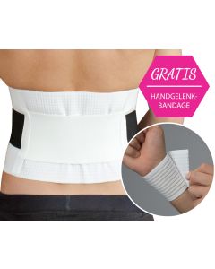 Rückenstützgürtel | EXTRA STARK + GRATIS Handgelenkbandage