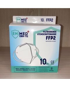 FFP2 Masken, zertifiziert, 10er Pack, Einzeln verpackt